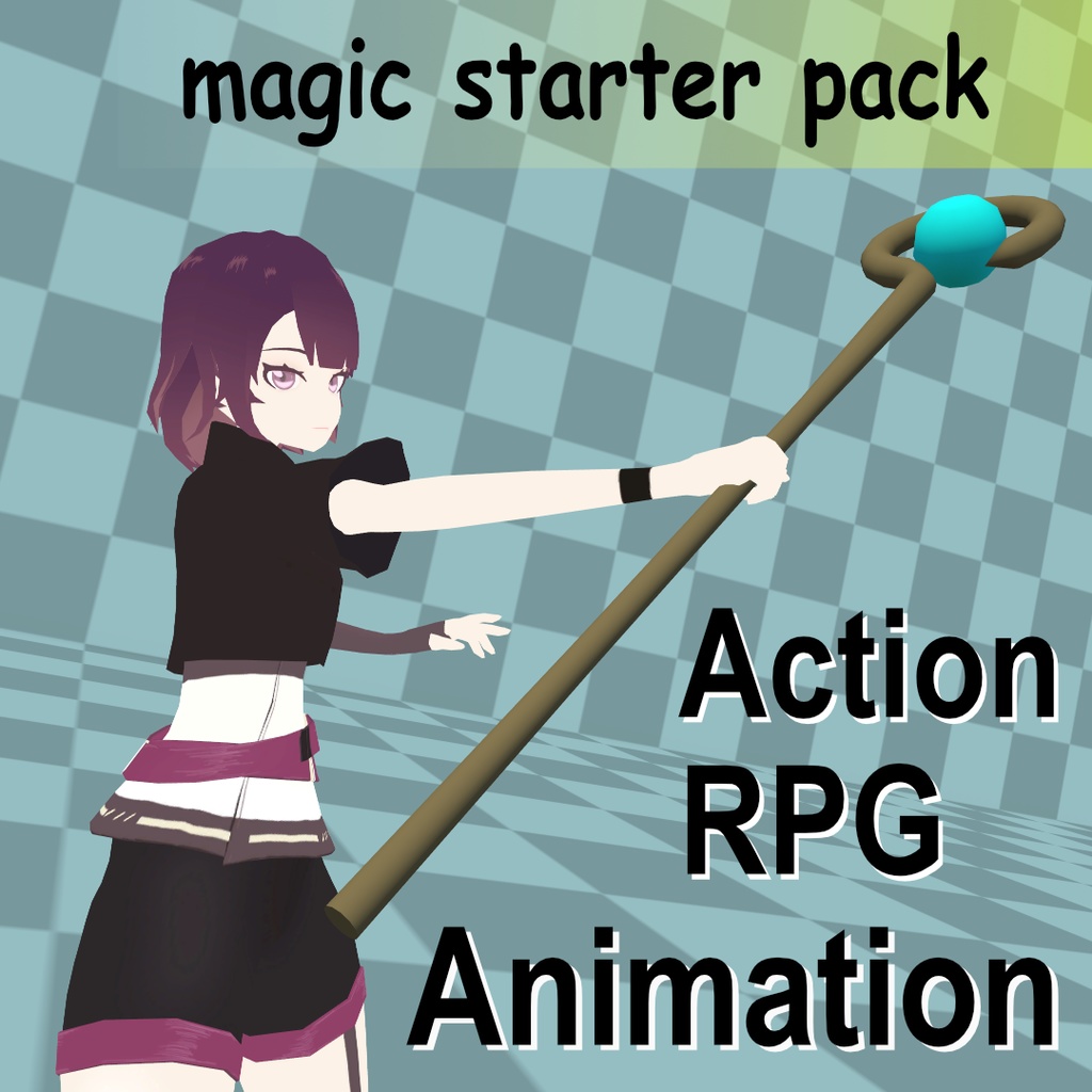 【魔法】3Dアクションアニメーションパック