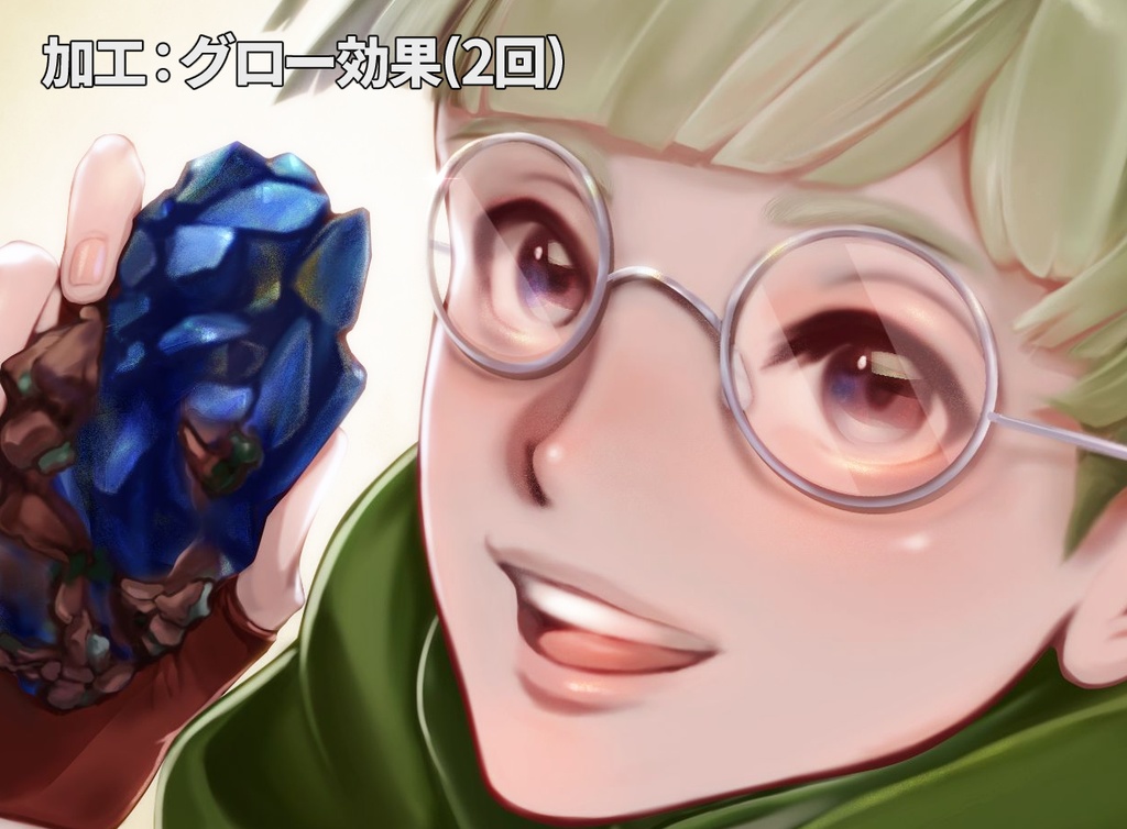 【無料】クリスタブラシ&色収差とグロー効果のオートアクションセット プレゼント