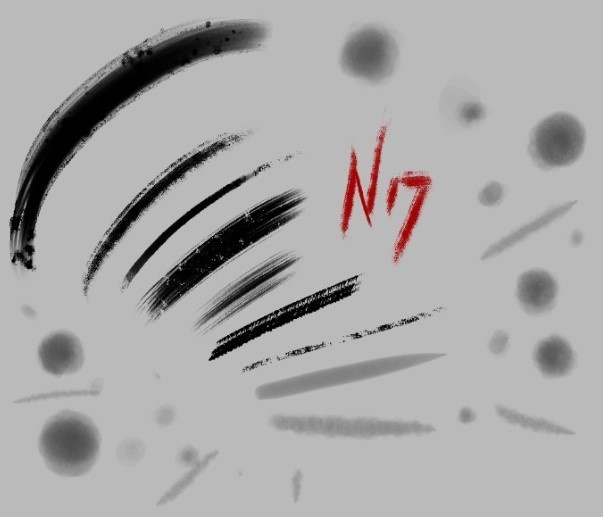 クリスタ「N7 特殊」ブラシセット ver.002 (全14+1種)