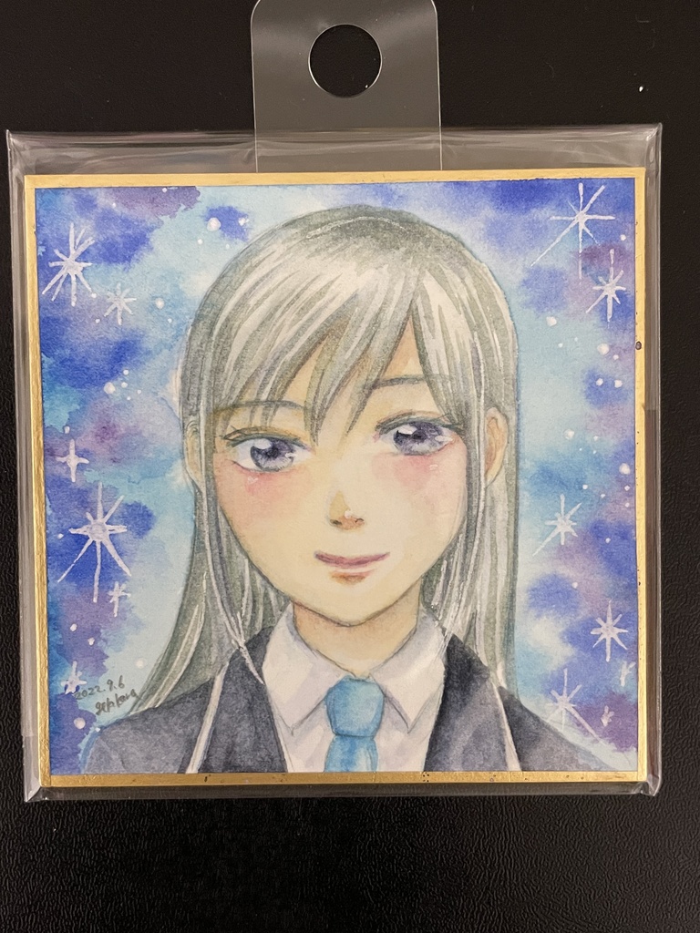 スクスト豆色紙（手描き原画）（ターニャ）