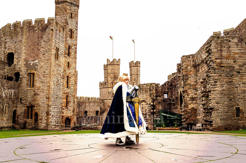 【データ販売/通常版】Fateイギリスアーサー王聖地巡礼コスプレ写真集