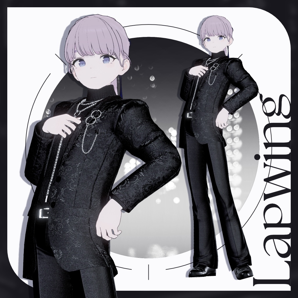 【13アバター対応 衣装】Noir Brilliance