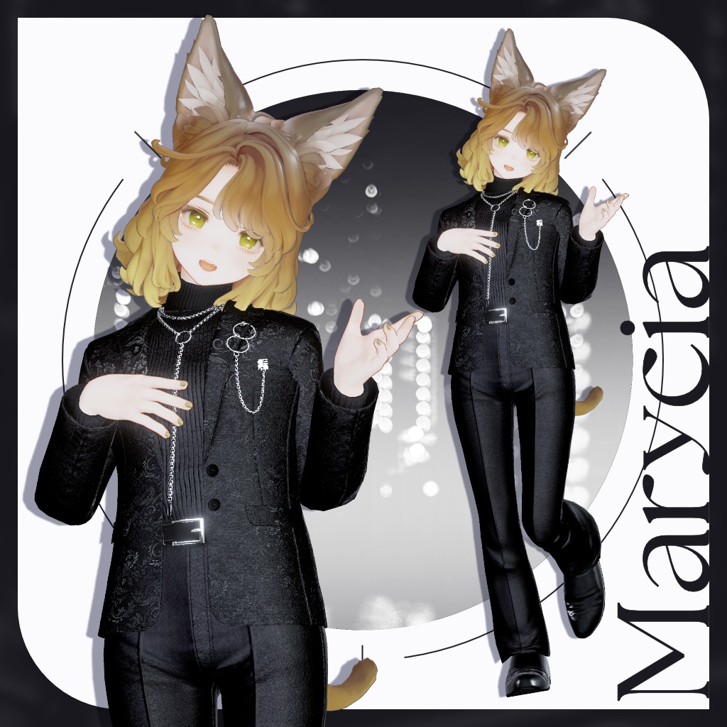 【13アバター対応 衣装】Noir Brilliance