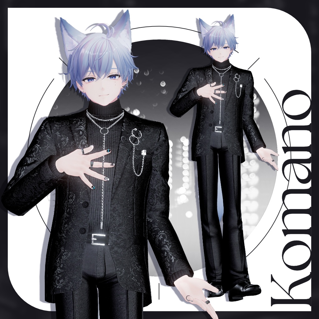 【13アバター対応 衣装】Noir Brilliance