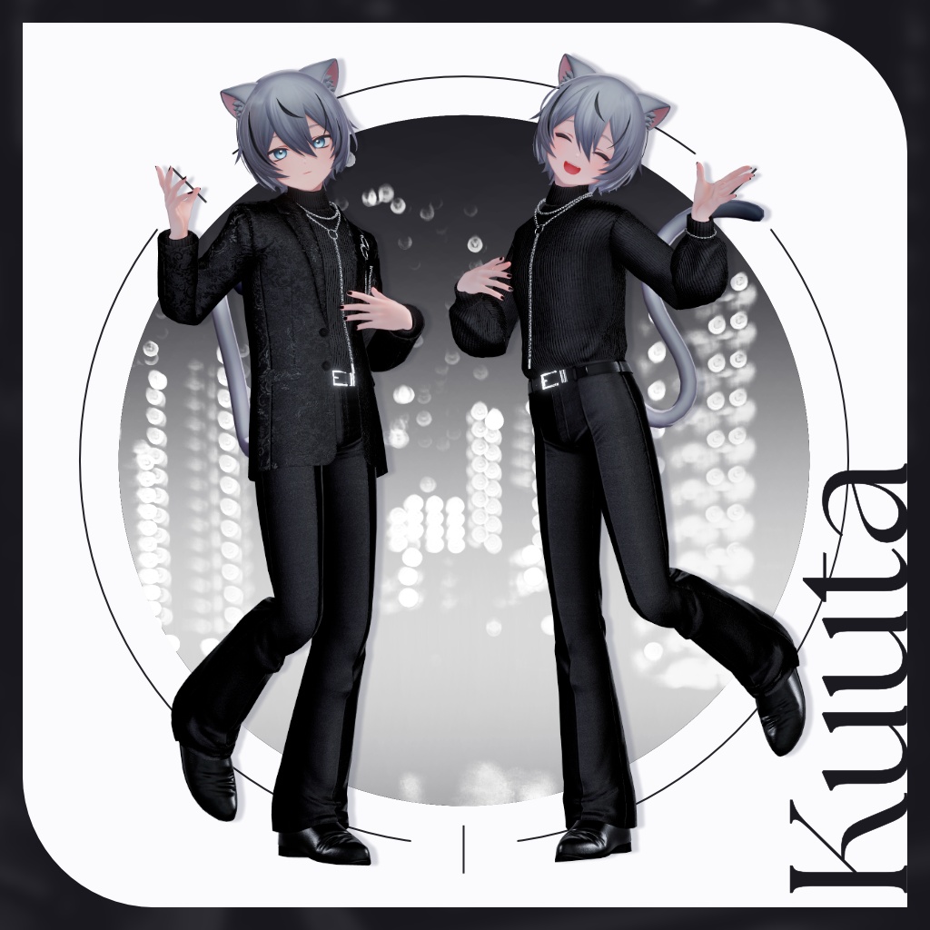 【セール中!6/7まで】13アバター対応【Noir Brilliance】VRChat向け3D衣装