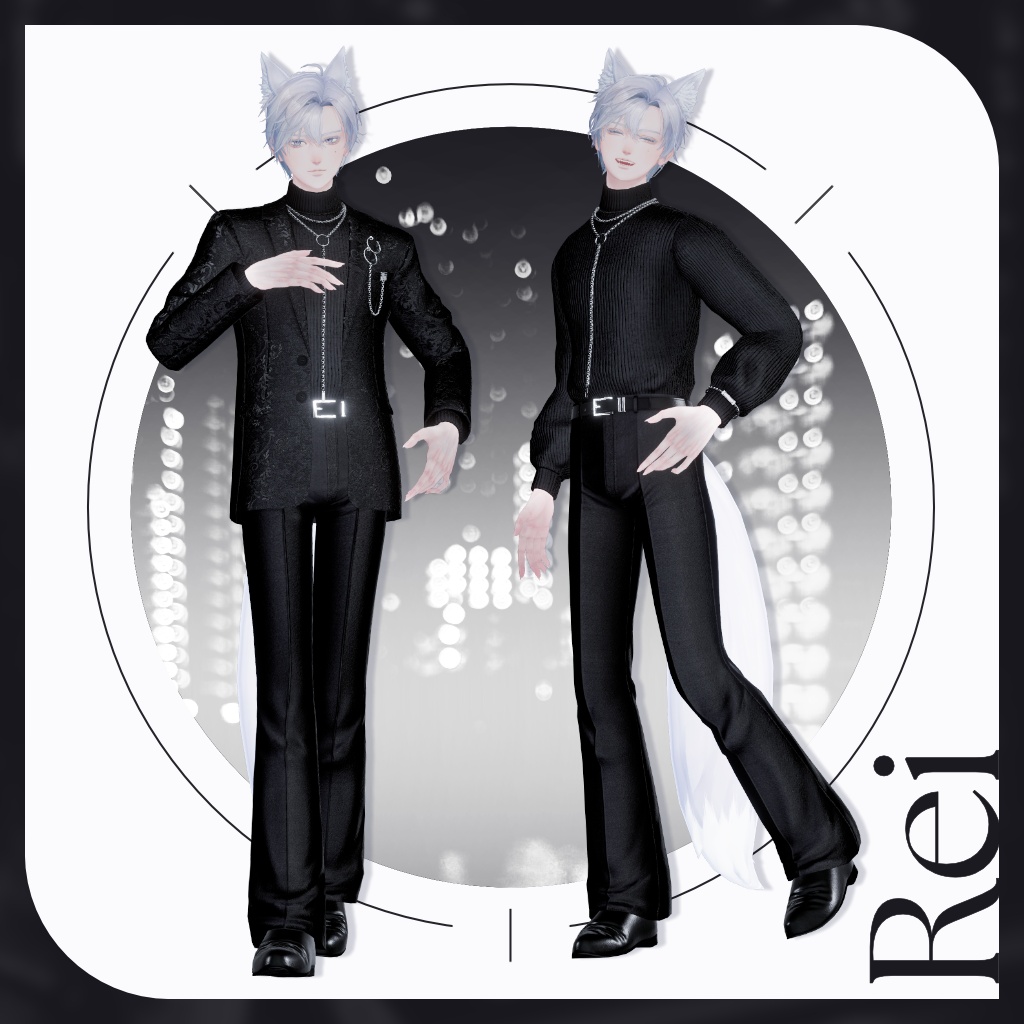 【セール中!6/7まで】13アバター対応【Noir Brilliance】VRChat向け3D衣装