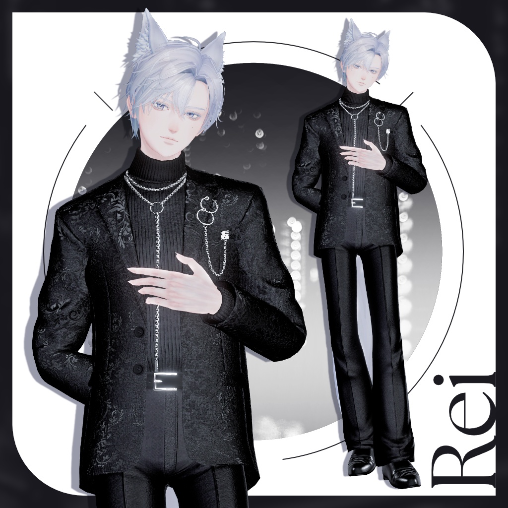 【13アバター対応 衣装】Noir Brilliance