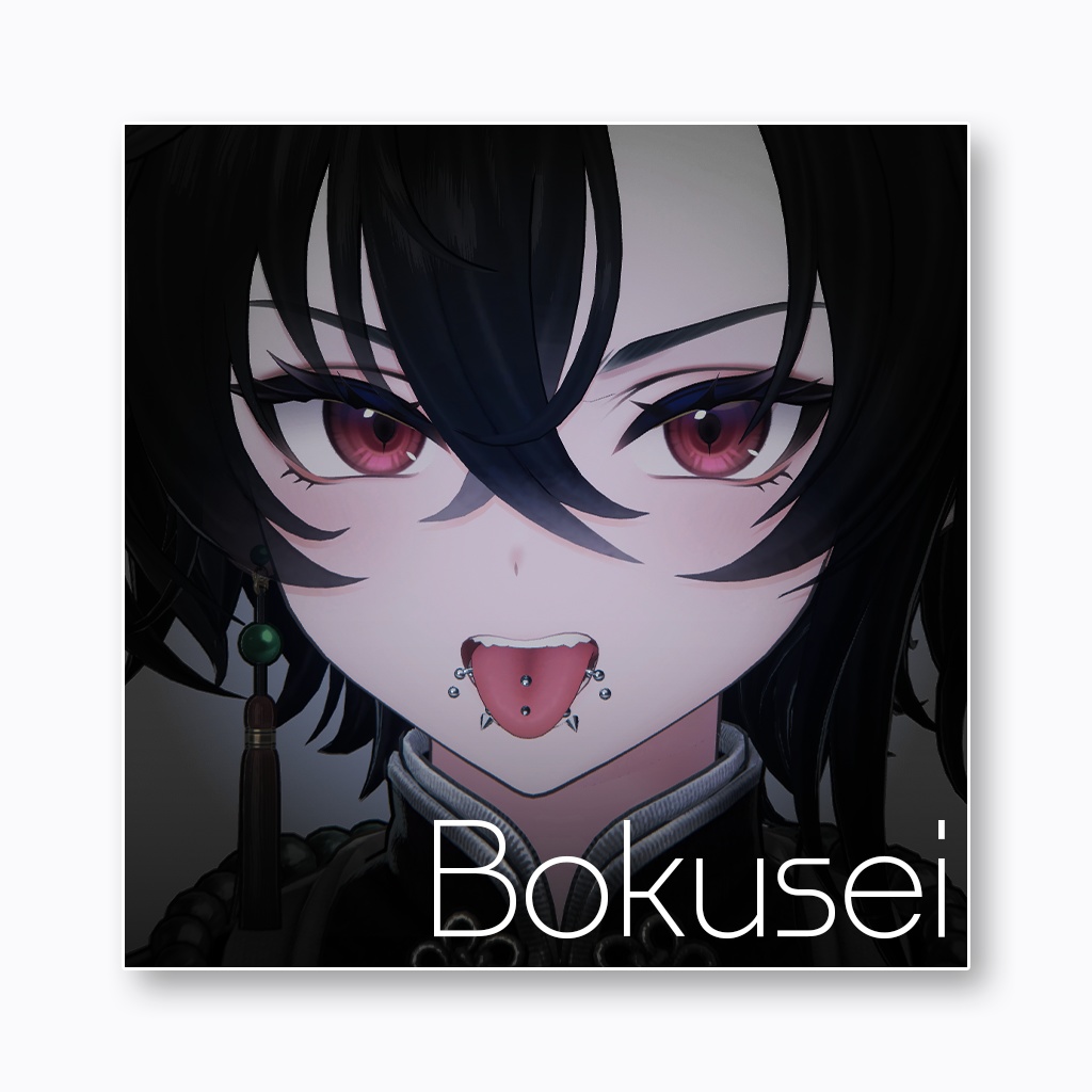 【5アバター専用】『Mouth Piercing Set』VRChat向け3Dアクセサリー