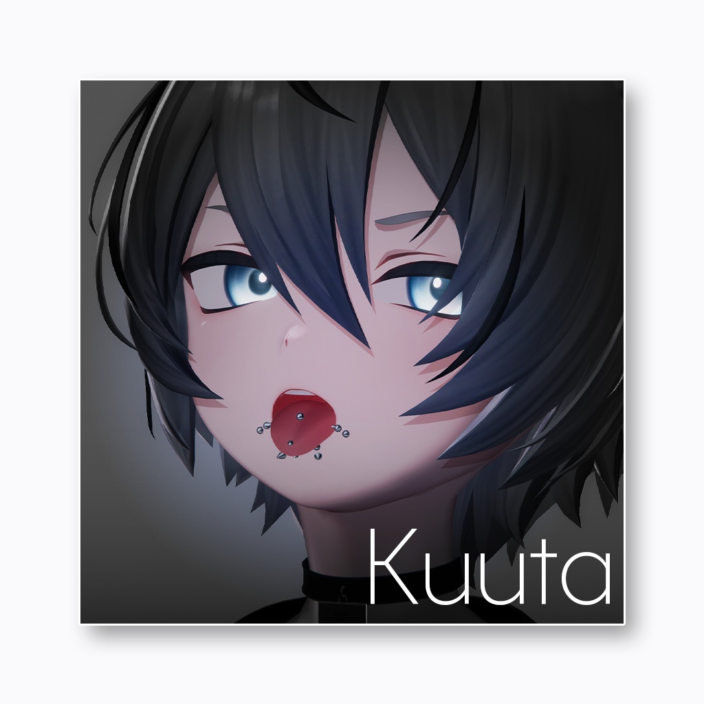 【5アバター専用】『Mouth Piercing Set』VRChat向け3Dアクセサリー