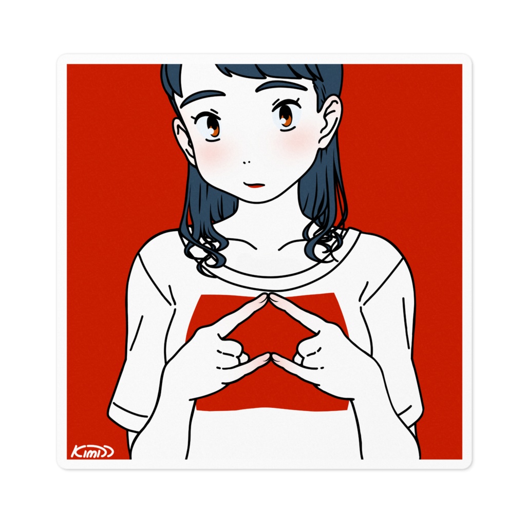 ダブルシェブロン　ステッカー