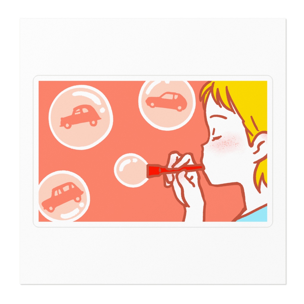 フレンチバブル ステッカー