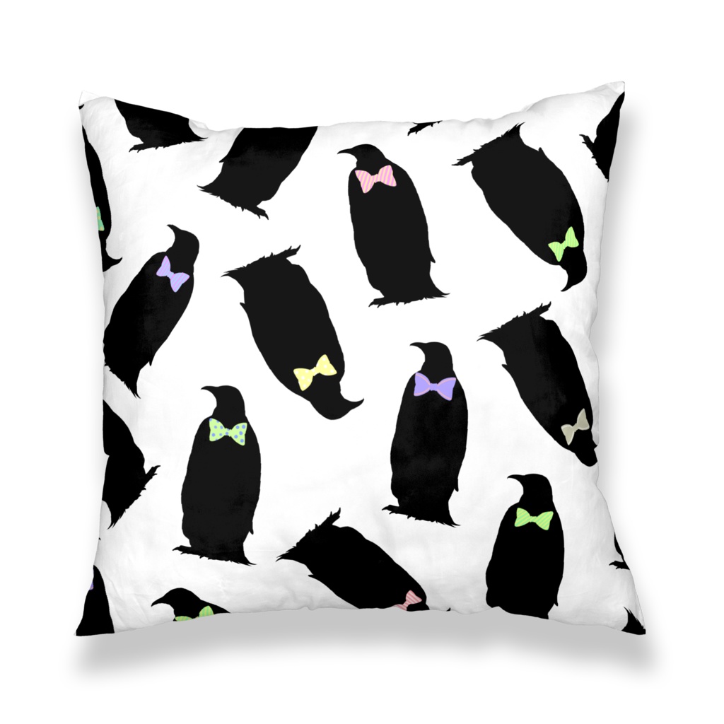 ドレスアップペンギンクッション