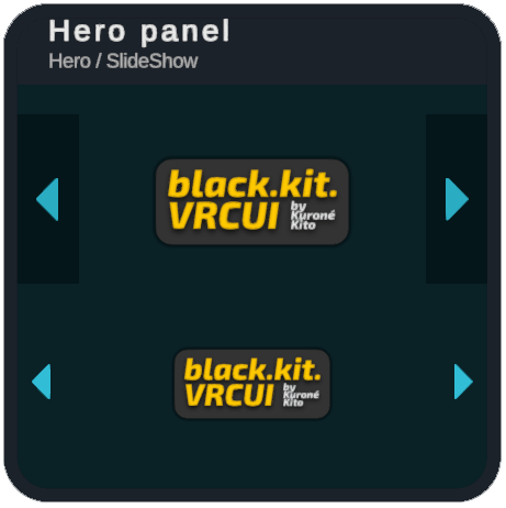 【VRChat向け】LaunchPad風UI スキン “black.kit.vrcui” - 黒音キト - BOOTH