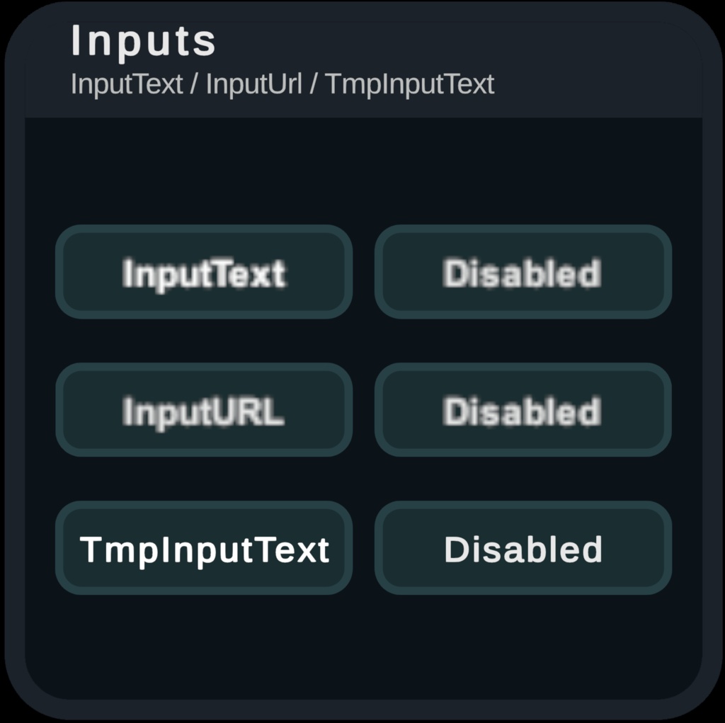 【VRChat向け】VRChat 風 UI スキン “black.kit.vrcui”