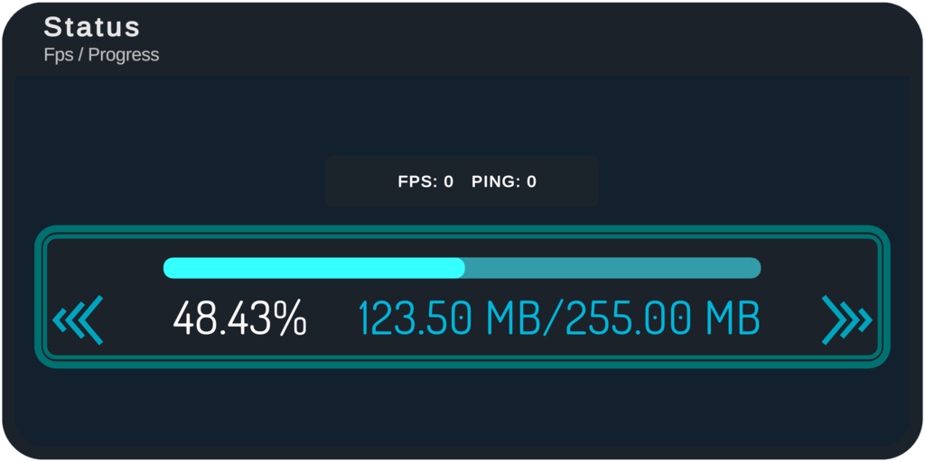 【VRChat向け】VRChat 風 UI スキン “black.kit.vrcui”