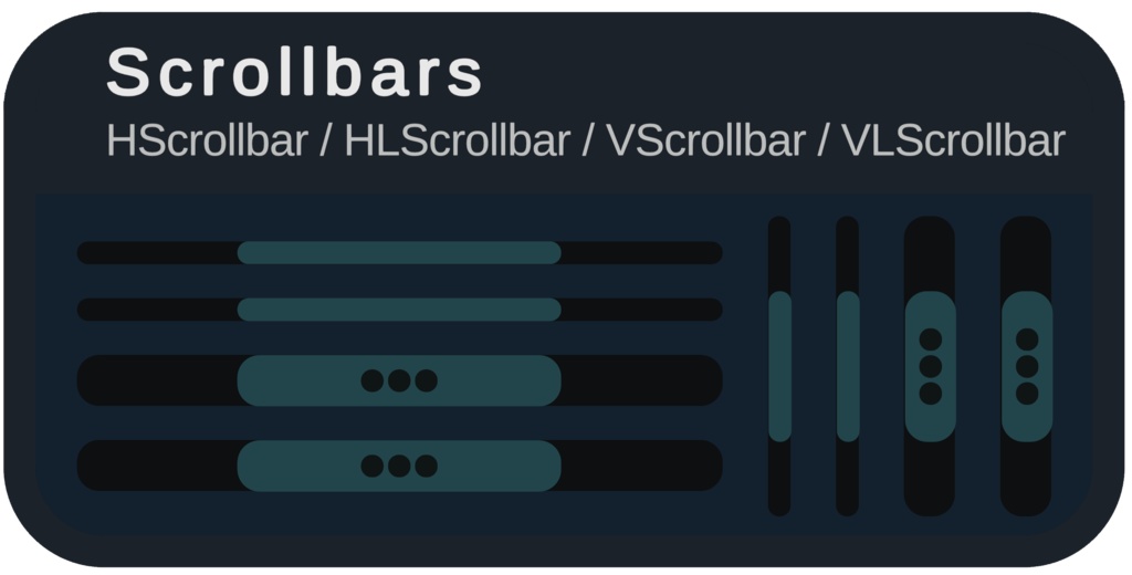 【VRChat向け】VRChat 風 UI スキン “black.kit.vrcui”