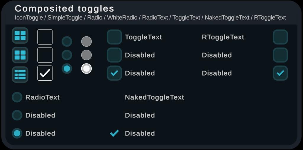 【VRChat向け】VRChat 風 UI スキン “black.kit.vrcui”