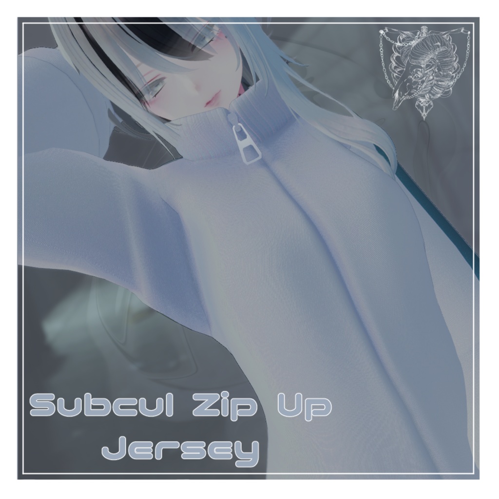 【複数アバター対応】Subcul ZipUp Jersey【VRChat想定】