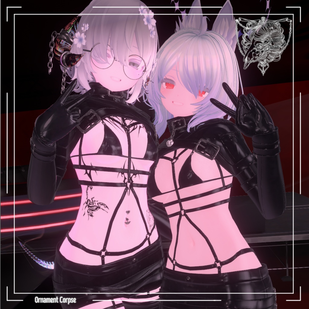 【複数アバター対応】Straight Jacket【VRChat想定】