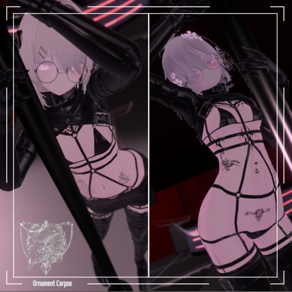 【複数アバター対応】Straight Jacket【VRChat想定】