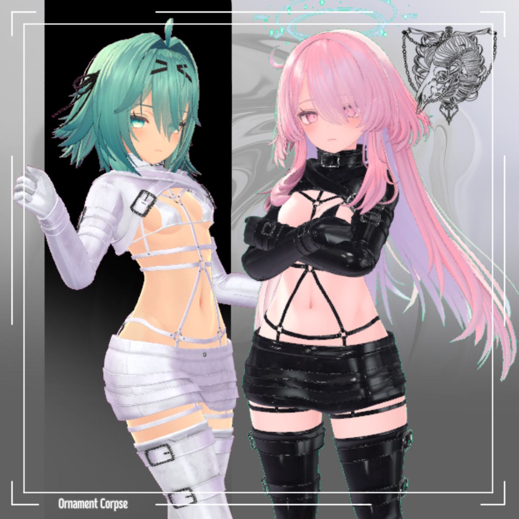 【12アバター対応】Straight Jacket【VRChat想定】