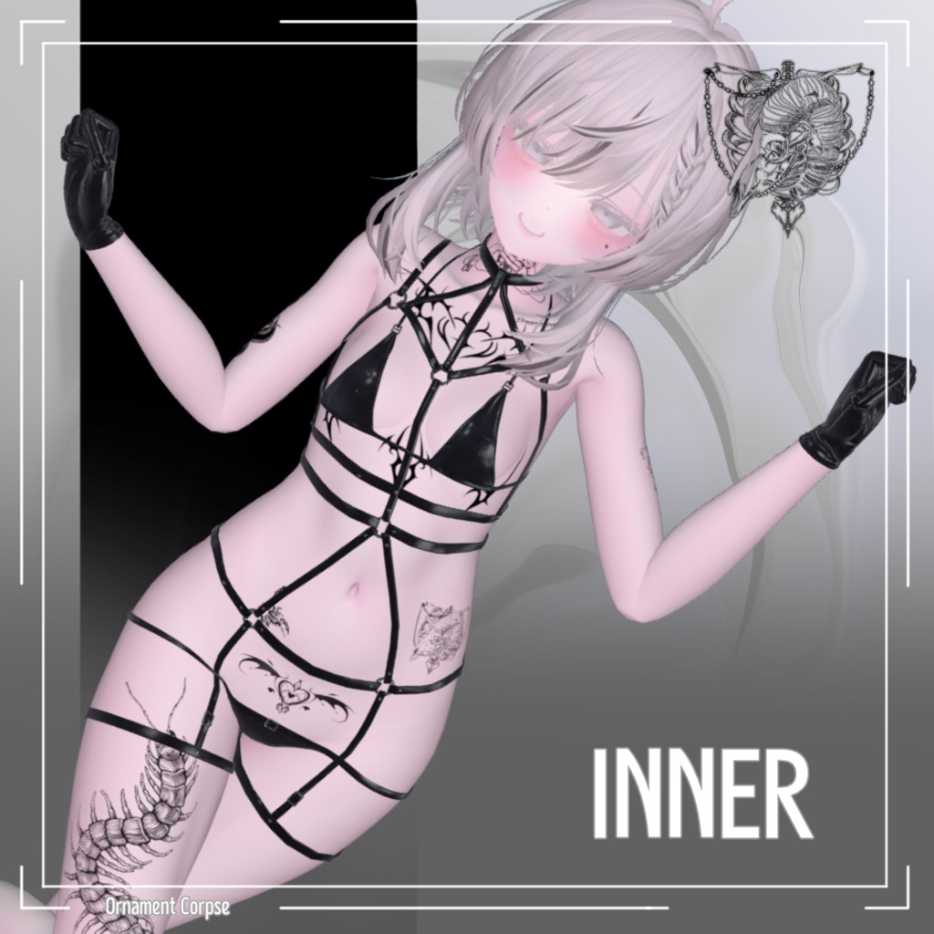 【12アバター対応】Straight Jacket【VRChat想定】