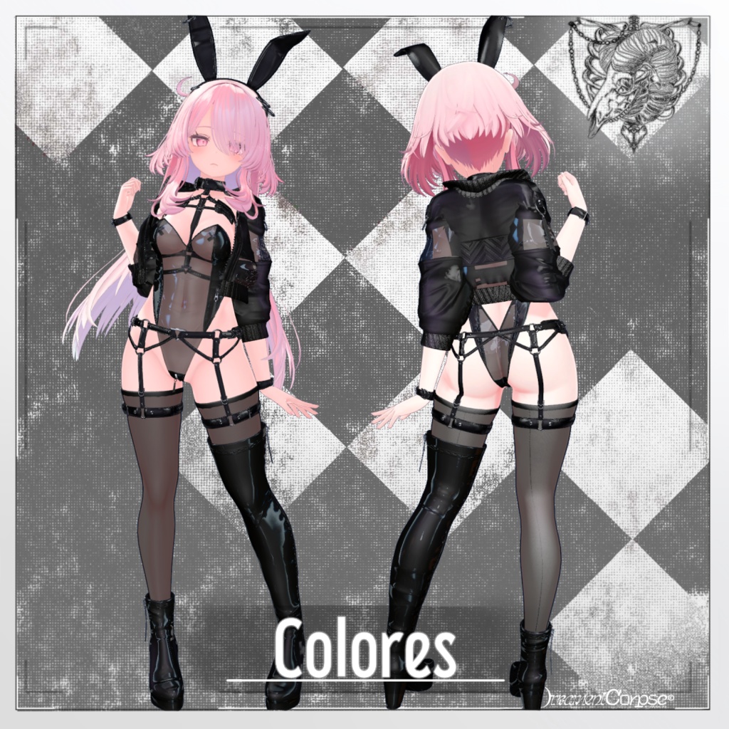 【複数アバター対応】Bunny Wrapp【VRChat想定】