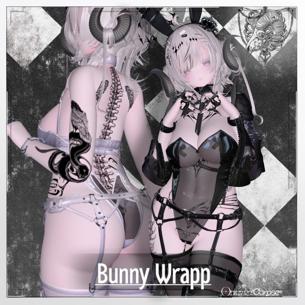 【複数アバター対応】Bunny Wrapp【VRChat想定】
