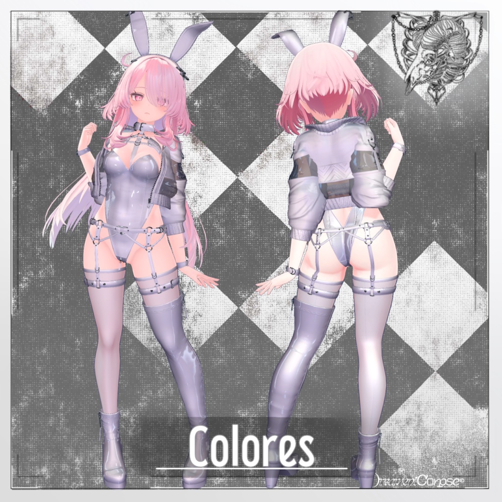 【複数アバター対応】Bunny Wrapp【VRChat想定】