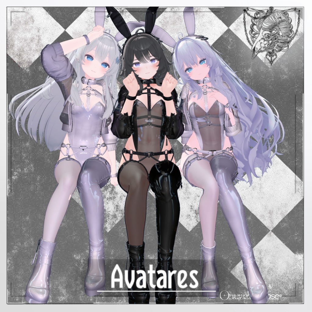 【複数アバター対応】Bunny Wrapp【VRChat想定】