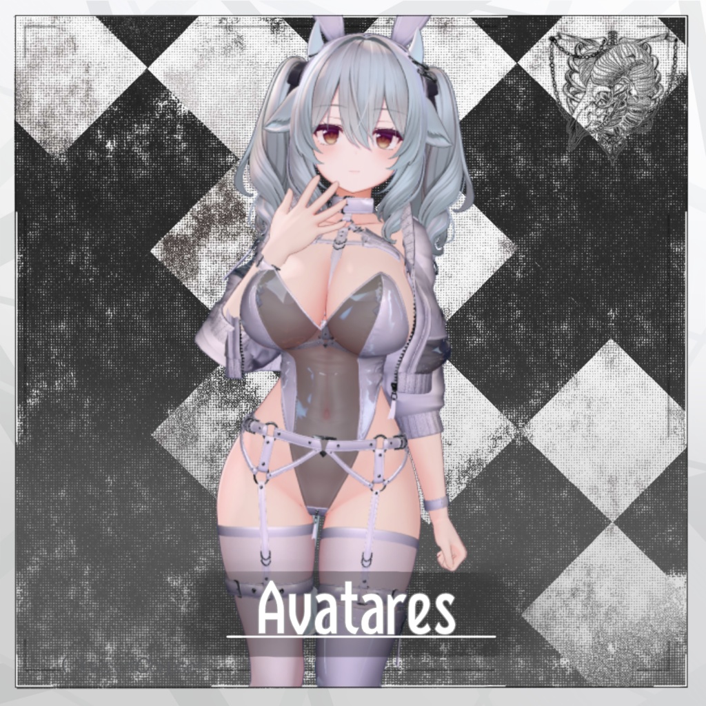 【複数アバター対応】Bunny Wrapp【VRChat想定】