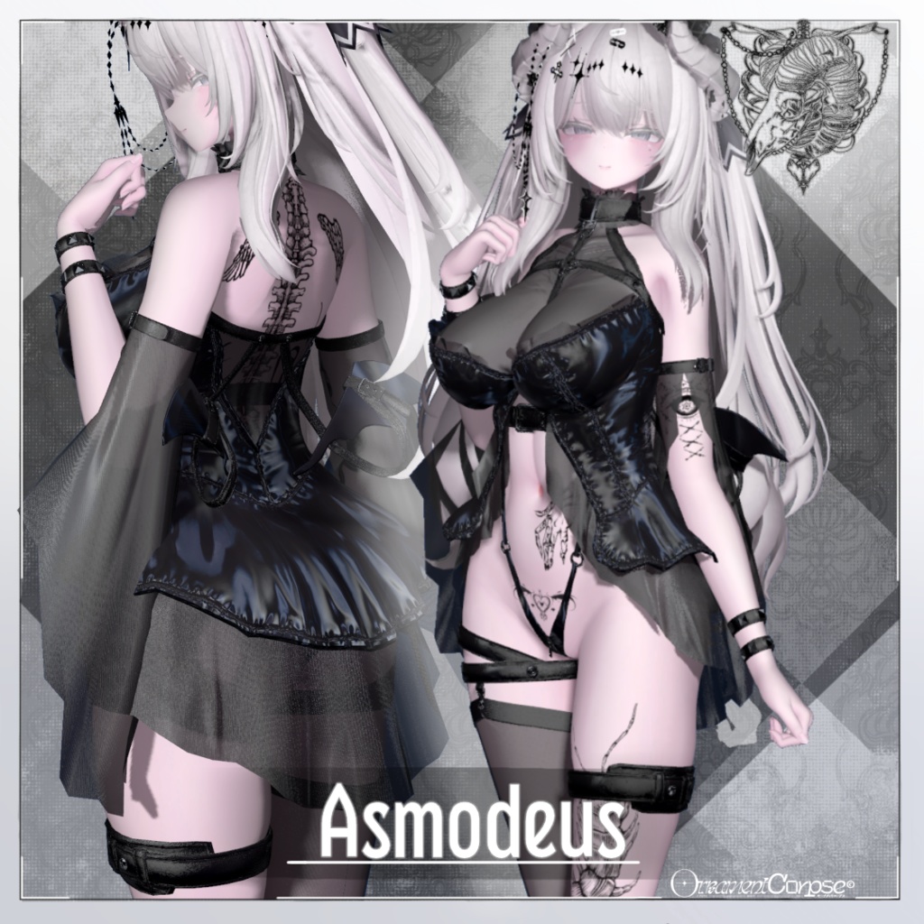 【複数アバター対応】Asmodeus【VRChat想定】