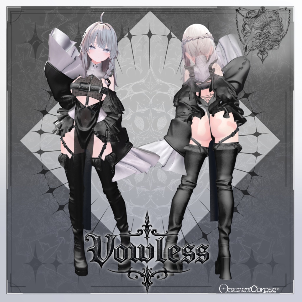 【複数アバター対応】Vowless【VRChat想定】