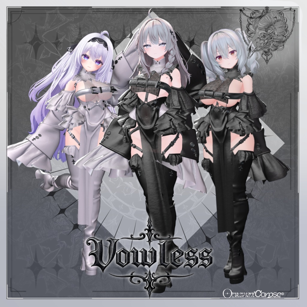 【複数アバター対応】Vowless【VRChat想定】