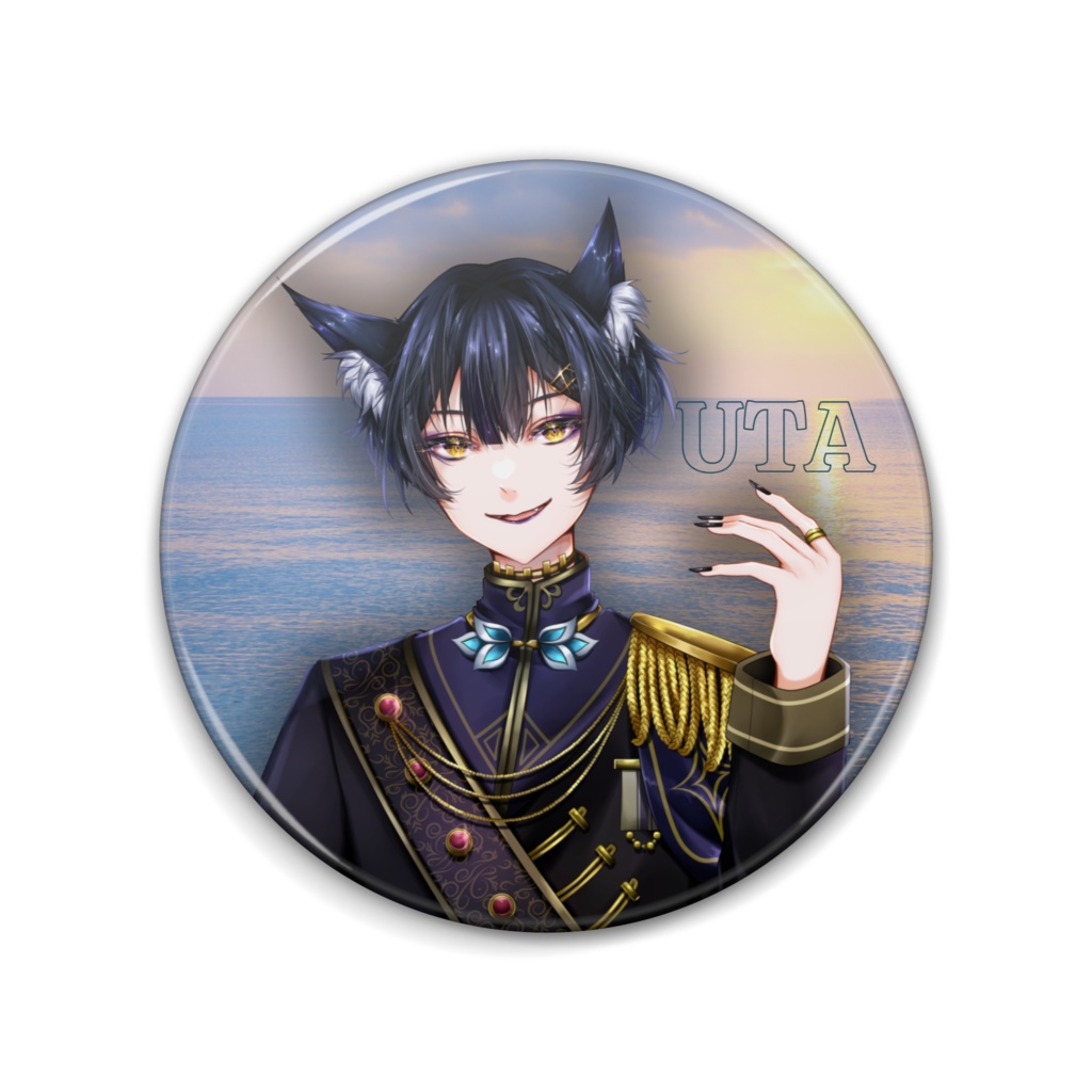 【BlueliaЯ】缶バッジ SUNSET【uta】