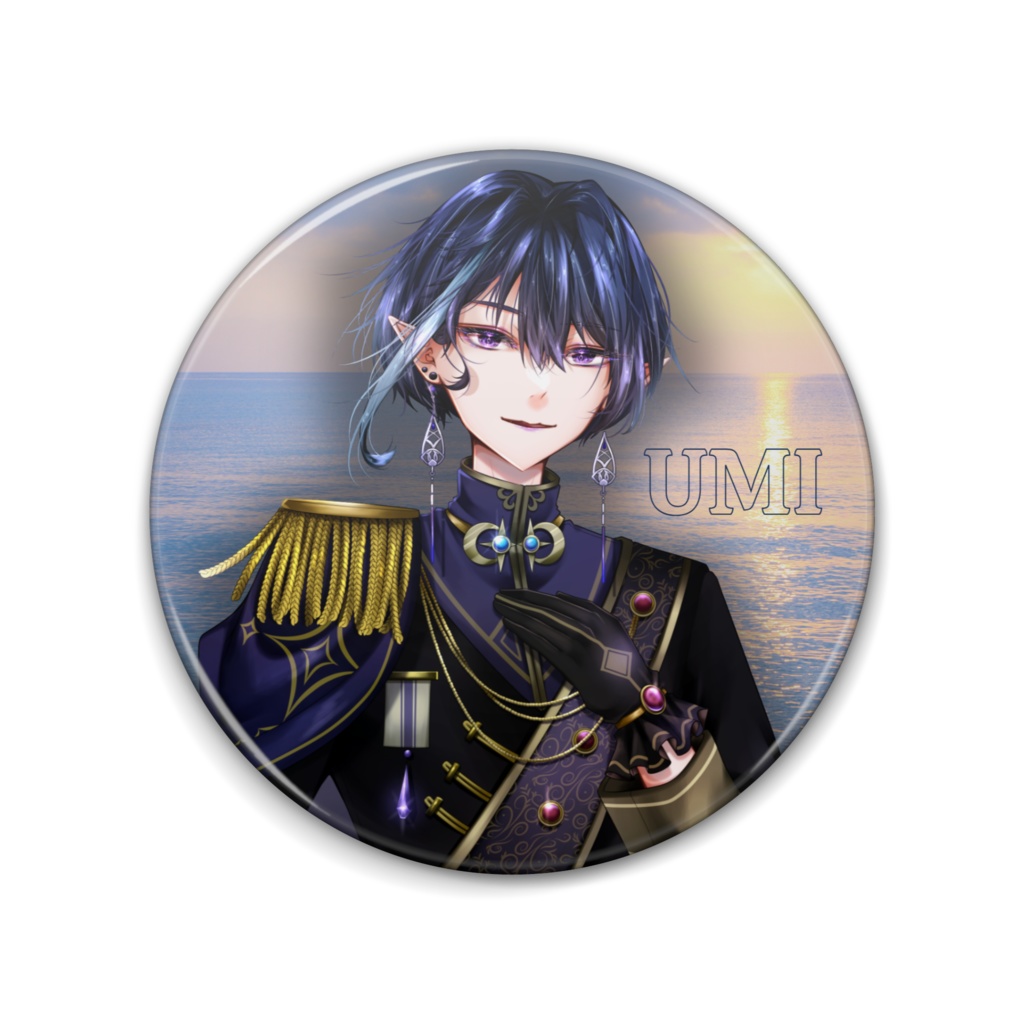【BlueliaЯ】缶バッジ SUNSET【umi】