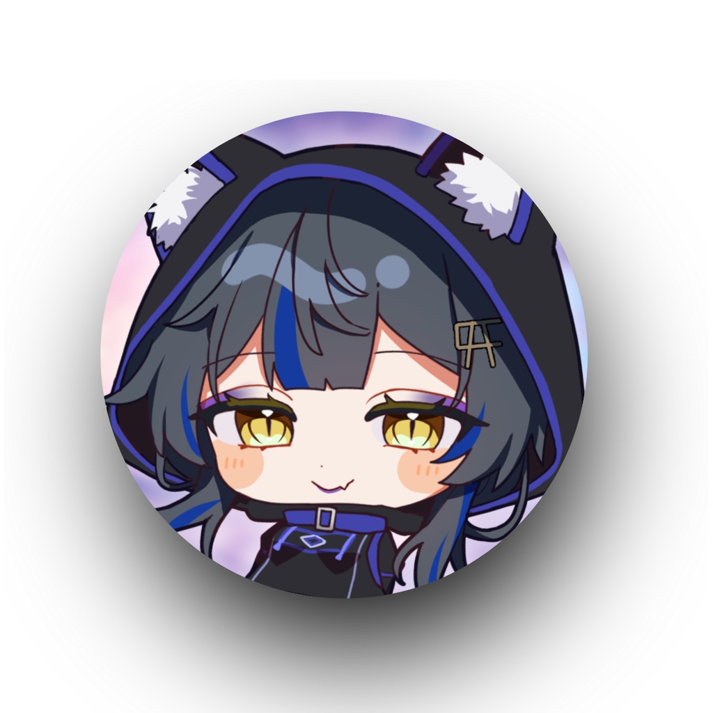 【事後通販】カンバッジB「ぷちみの」44mm #トリモチライブ 0215