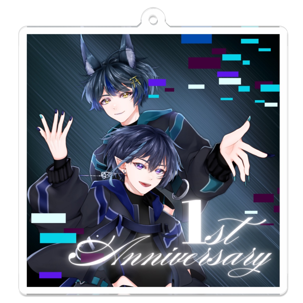【BlueliaЯ】1周年記念アクキー