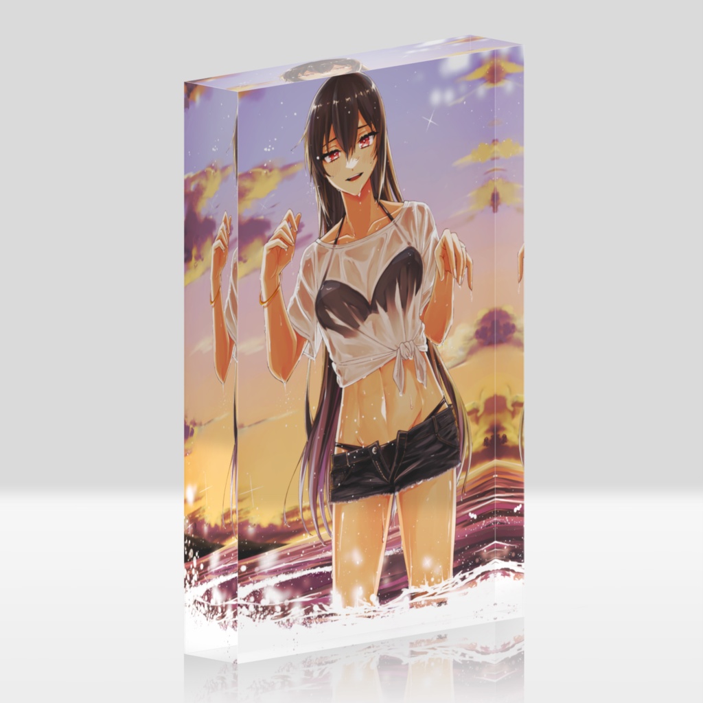 夏の長門アクリルブロック