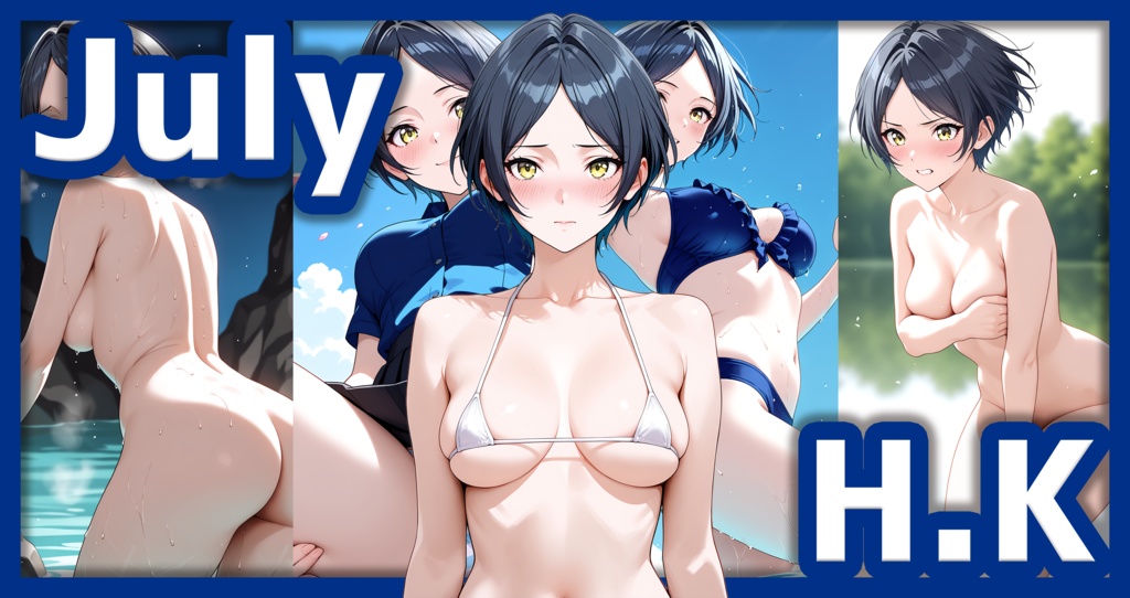 H.K イラスト集（SDXL使用）