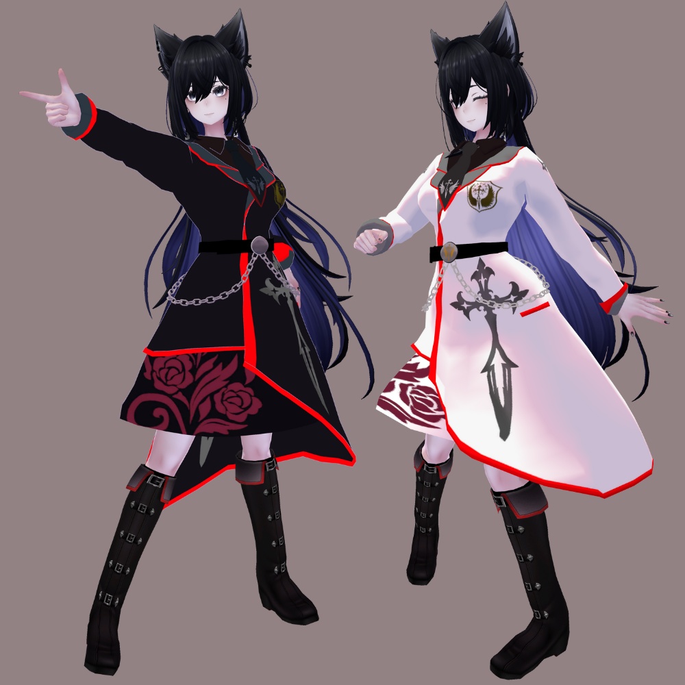 【Lasyusha-ラシューシャ-】対応3D衣装モデルCross Knights -クロスナイツ-