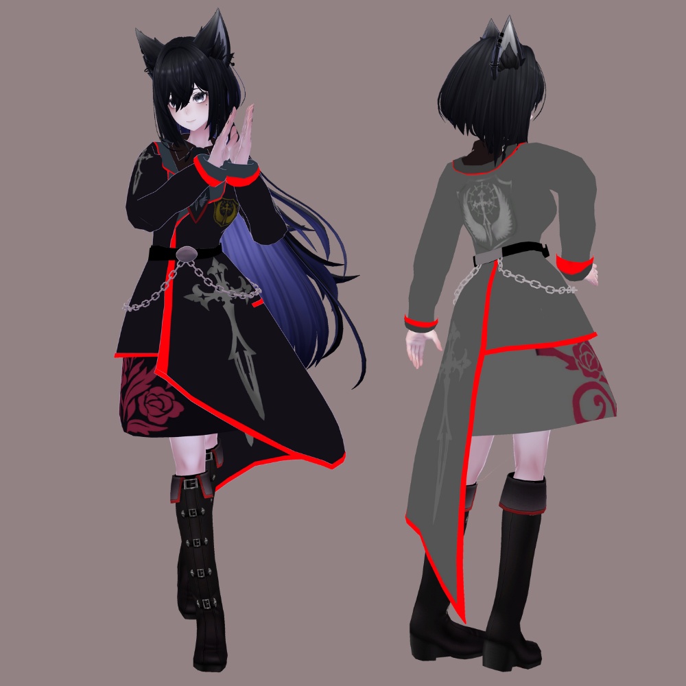 【Lasyusha-ラシューシャ-】対応3D衣装モデルCross Knights -クロスナイツ-