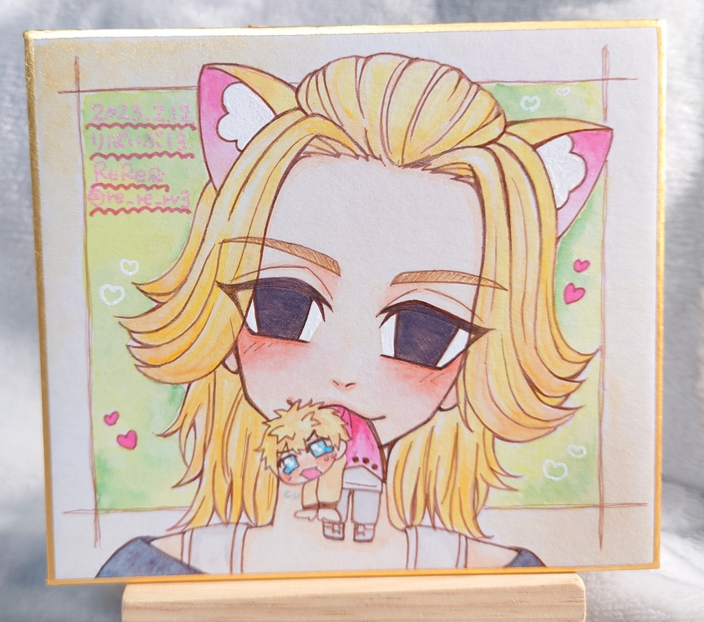 マイ武♡ミニ色紙