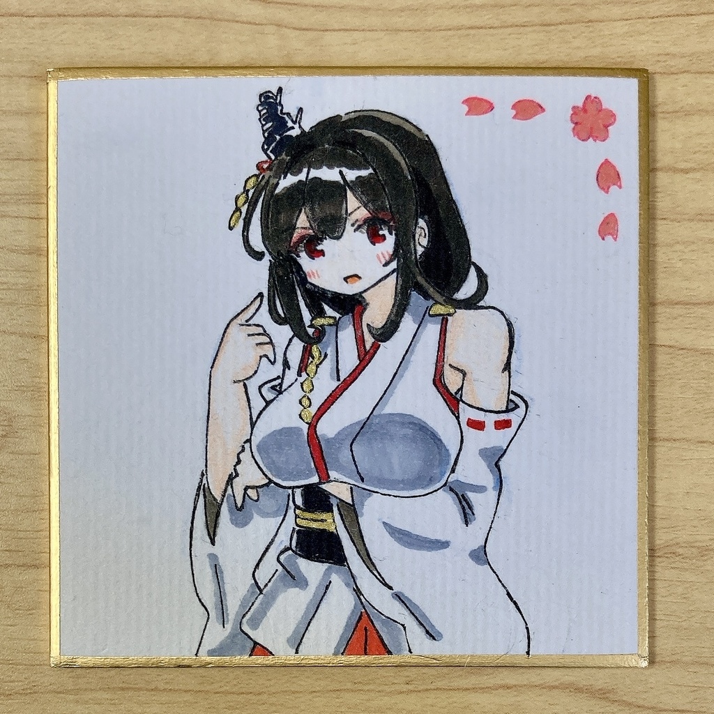 ミニこけ色紙　山城