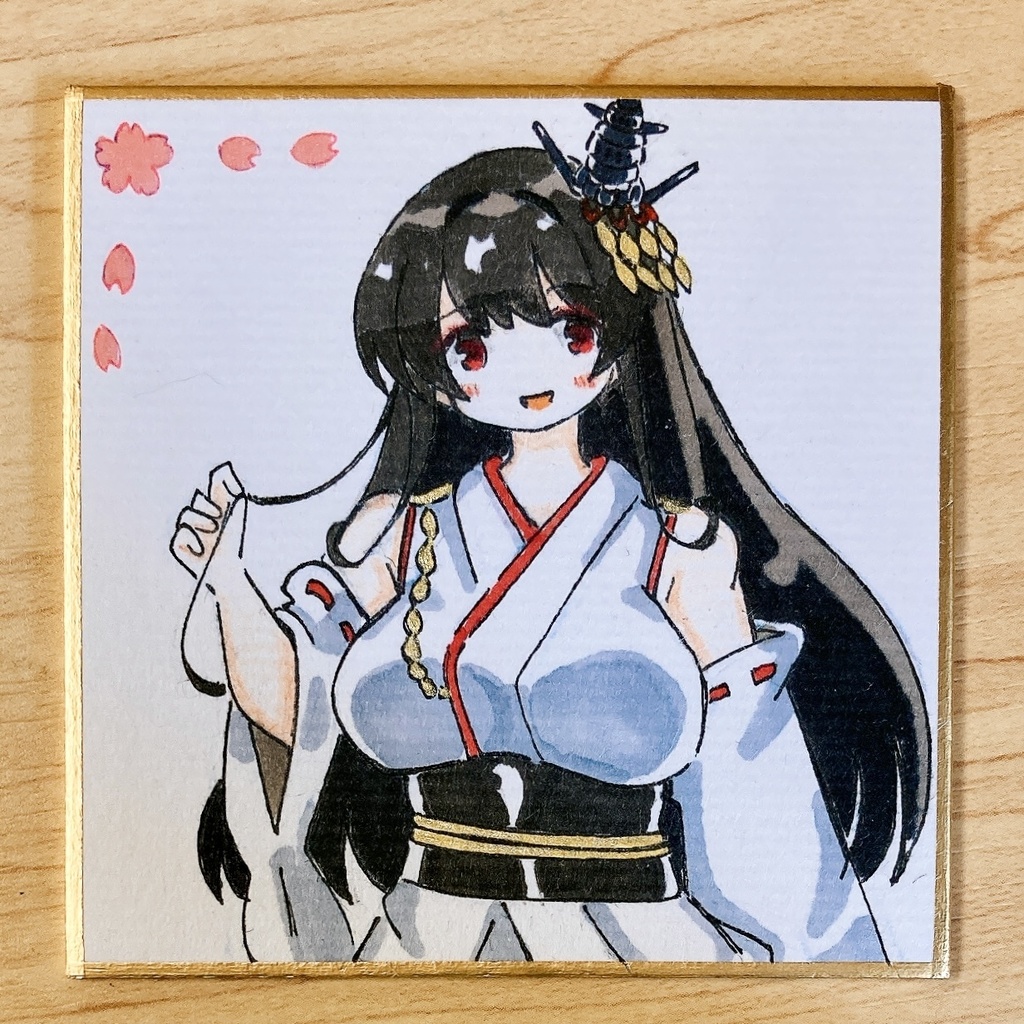 ミニこけ色紙　扶桑