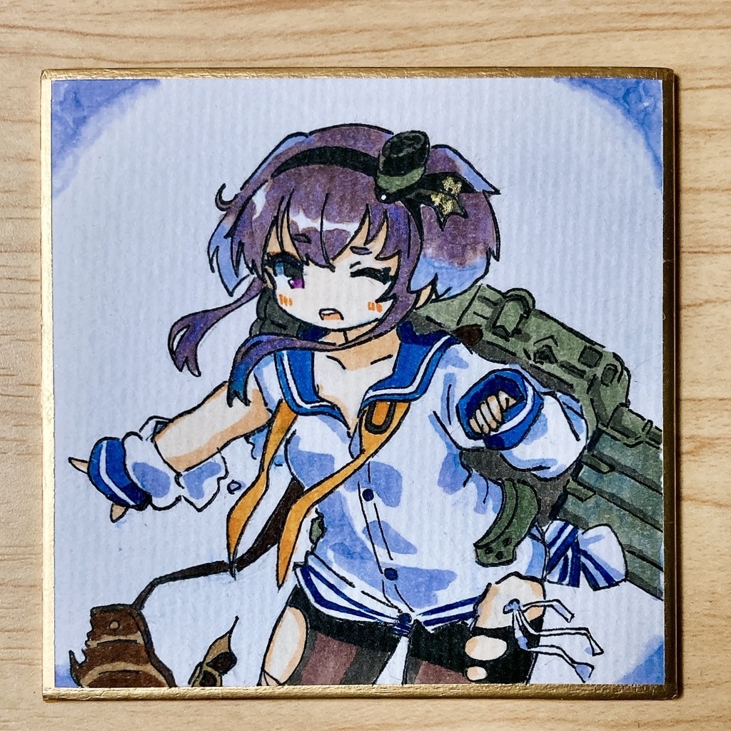 ミニこけ色紙　時津風