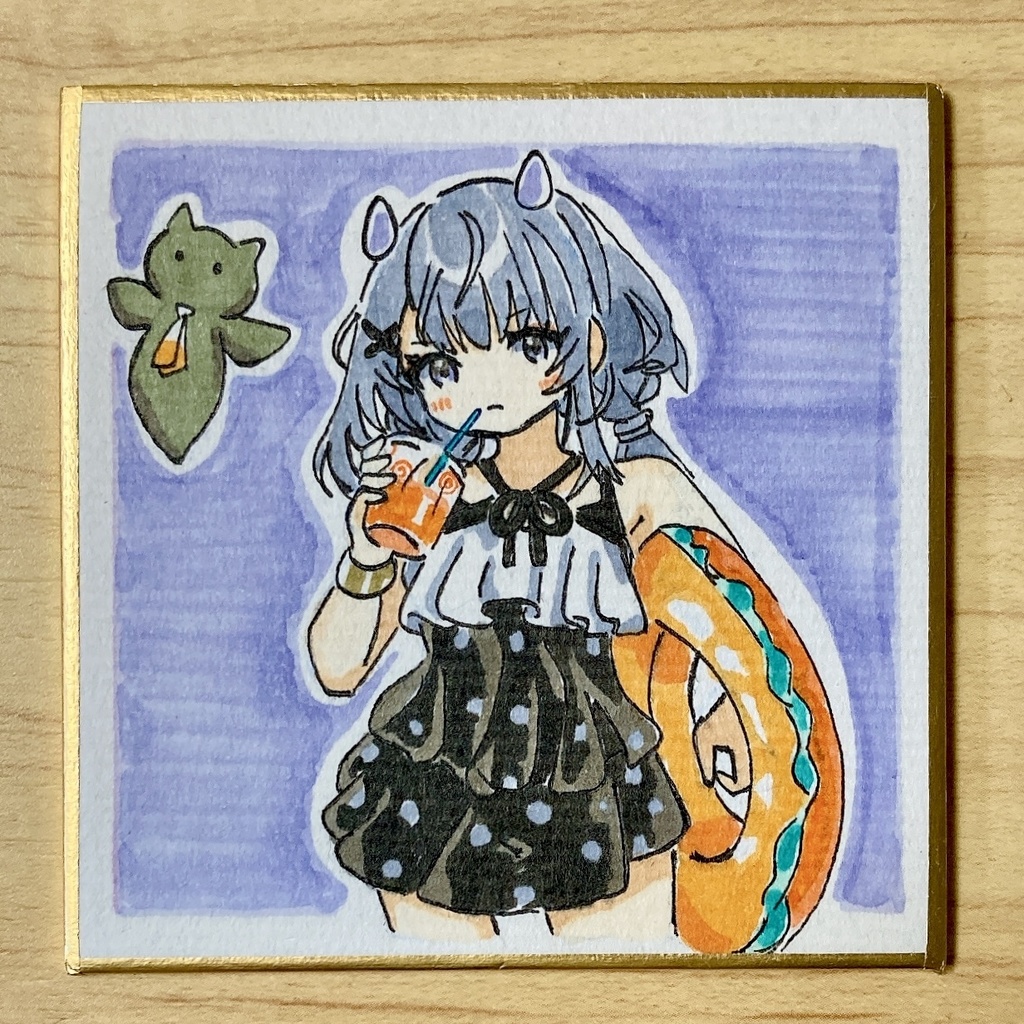 ミニこけ色紙　伊201