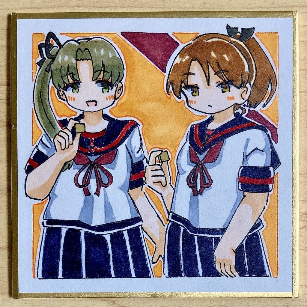 ミニこけ色紙　キャラメルこれくしょん