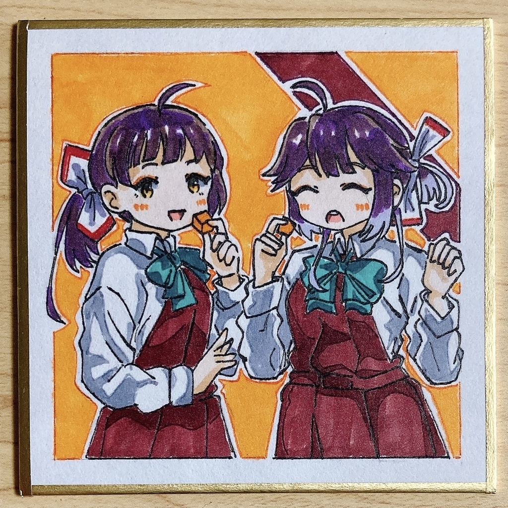 ミニこけ色紙　キャラメルこれくしょん②