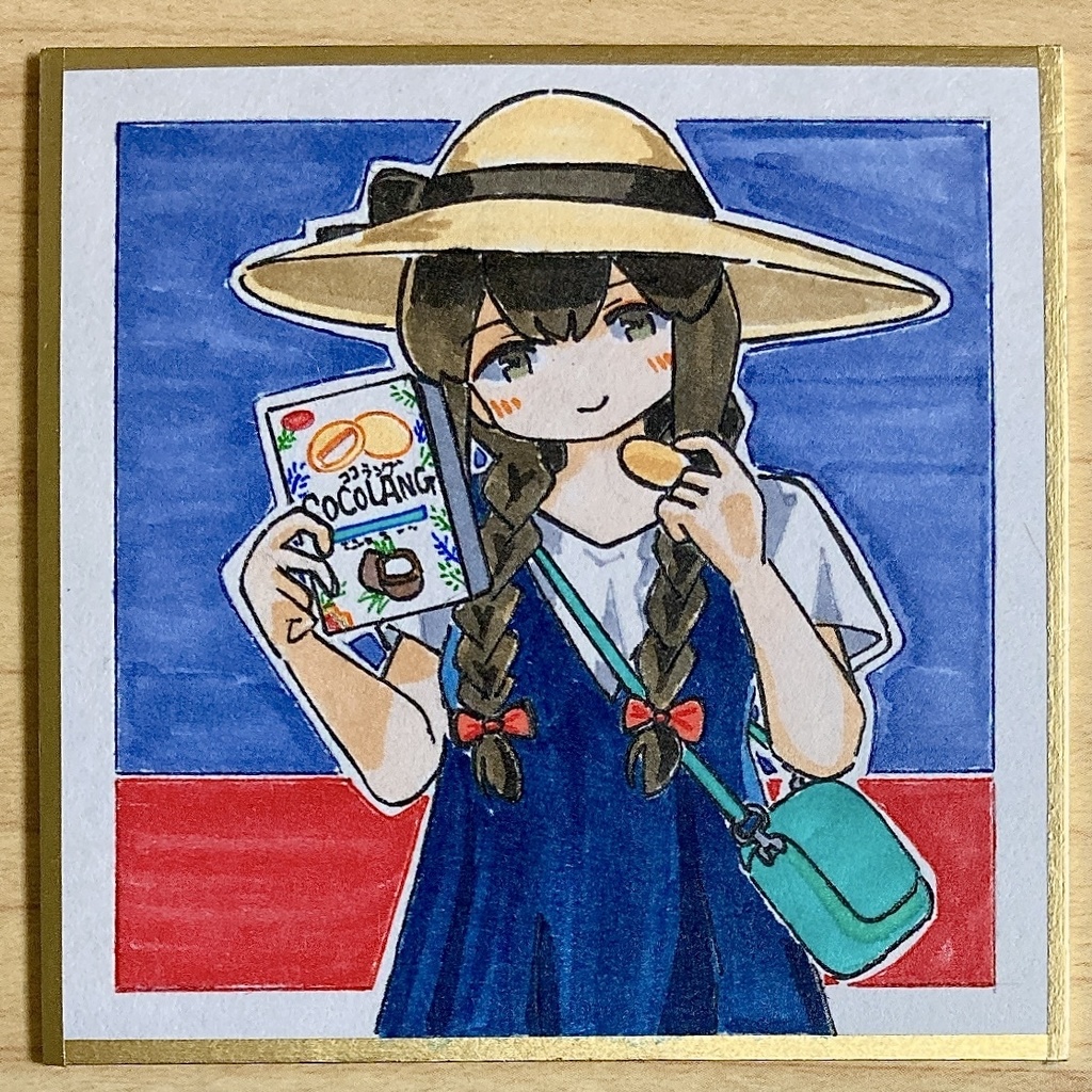 ミニこけ色紙　ココラング磯波